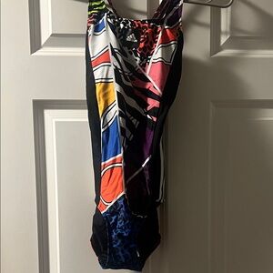 Adidas Women Multicolor Graphic One Piece Swim Suit